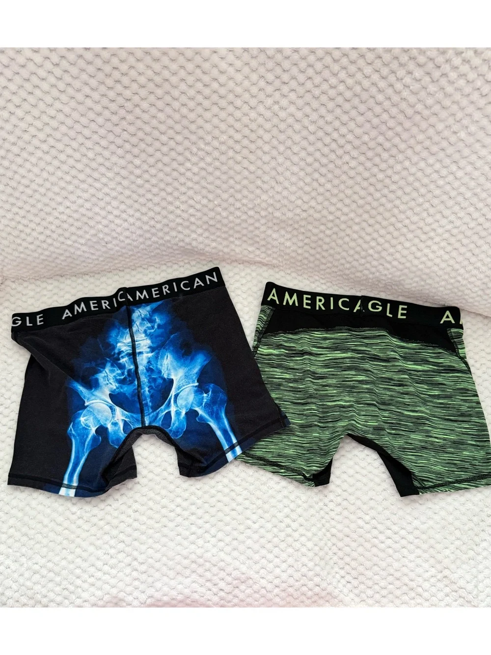 American Eagle Outfitters Men's Boxer Briefs - Black, Blue, Gray, Green, Teal